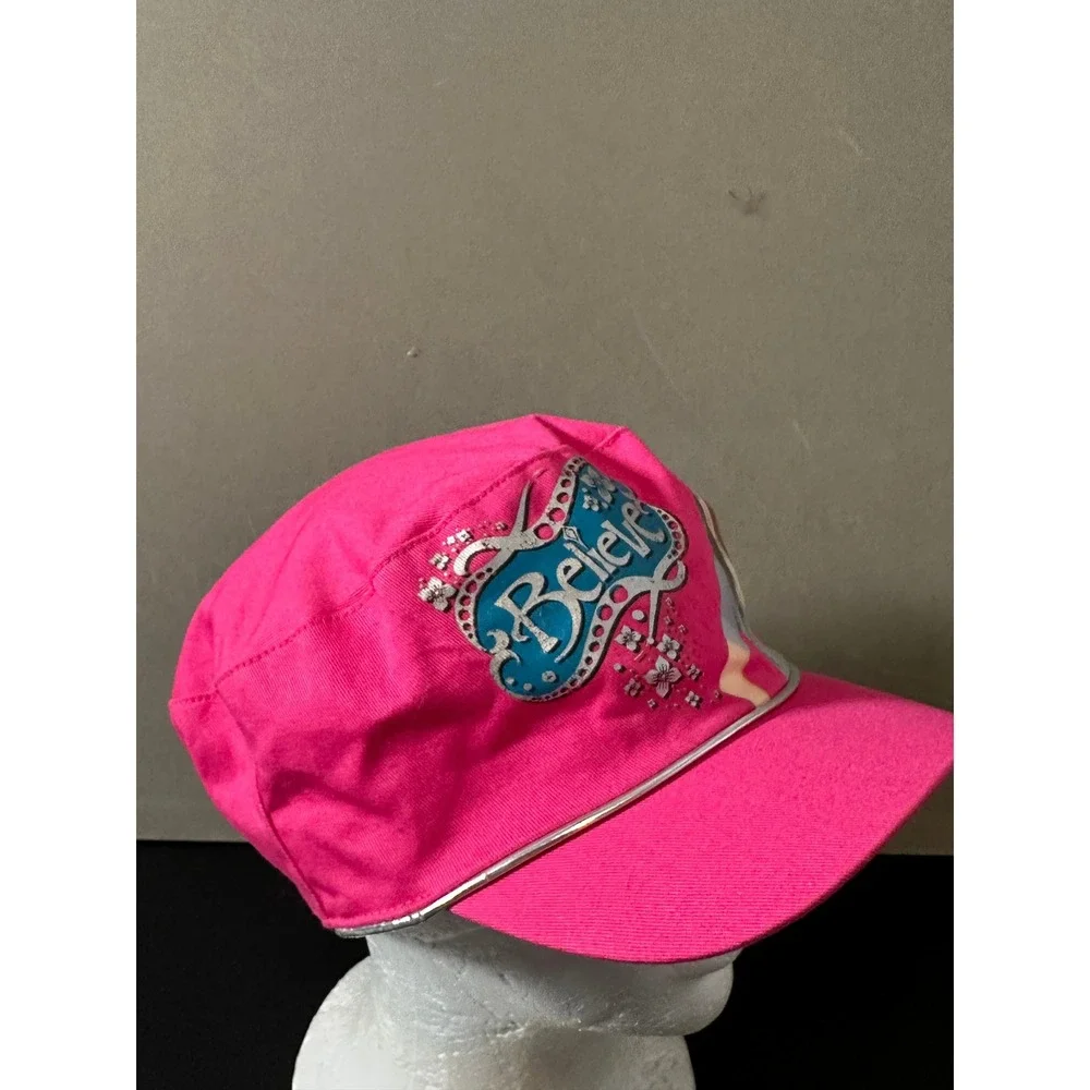 Disney Wizards of Waverly Place Hot Pink Selena Gomez Believe‎ Cadet Hat Cap